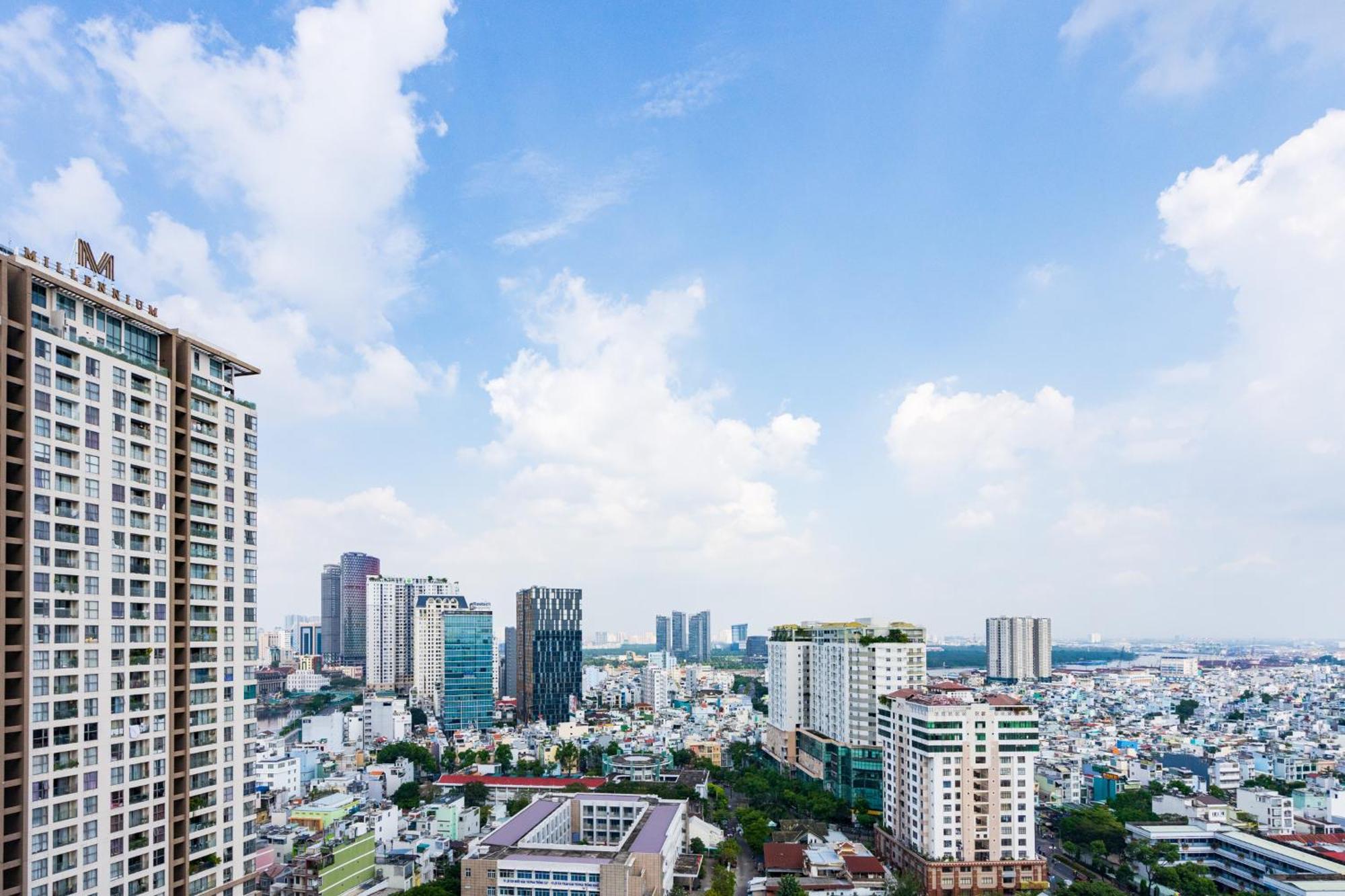 Min' Apartment - Rivergate Residence Downtown Bui Vien - Free Pool Bandar Ho Chi Minh Luaran gambar