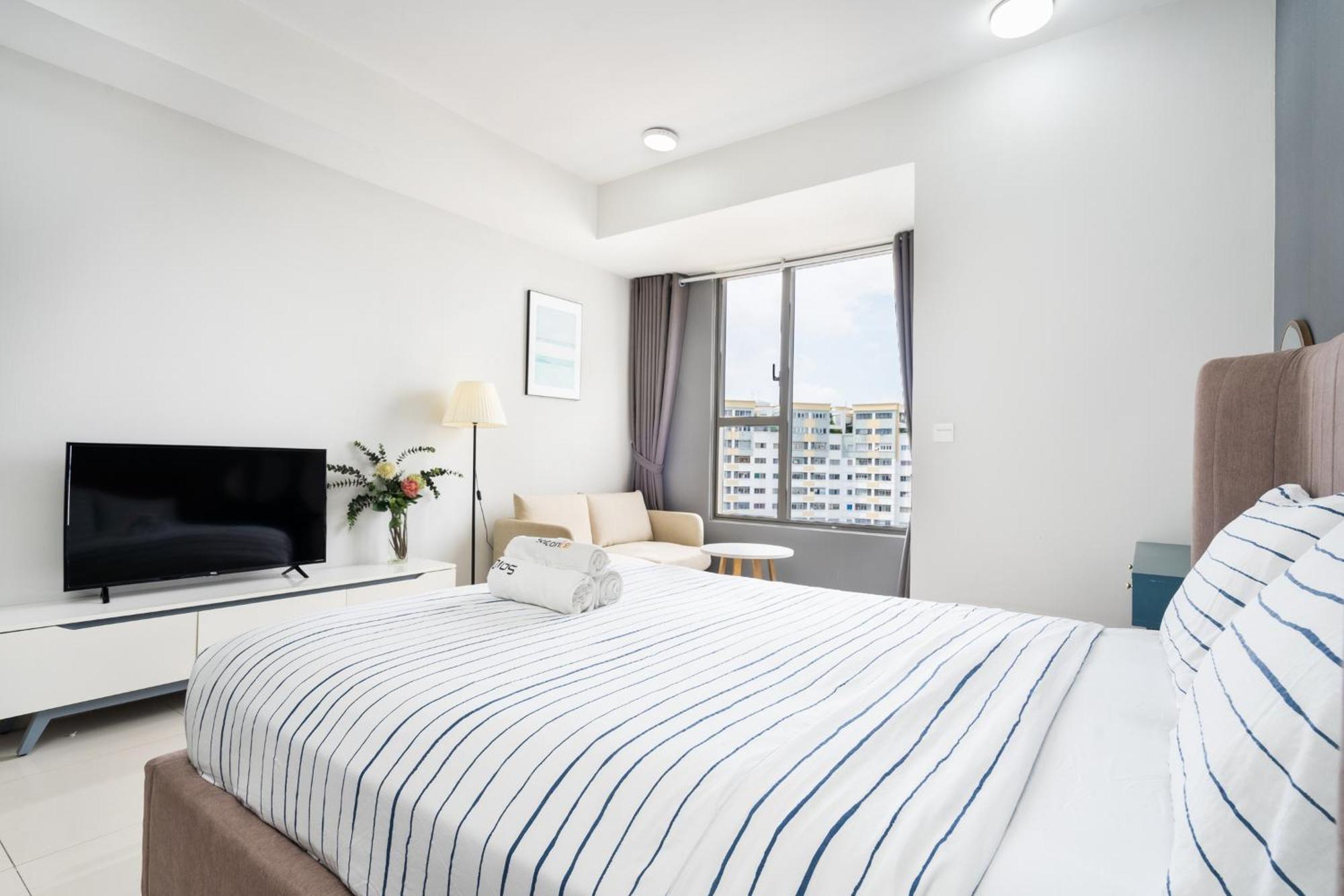 Min' Apartment - Rivergate Residence Downtown Bui Vien - Free Pool Bandar Ho Chi Minh Luaran gambar