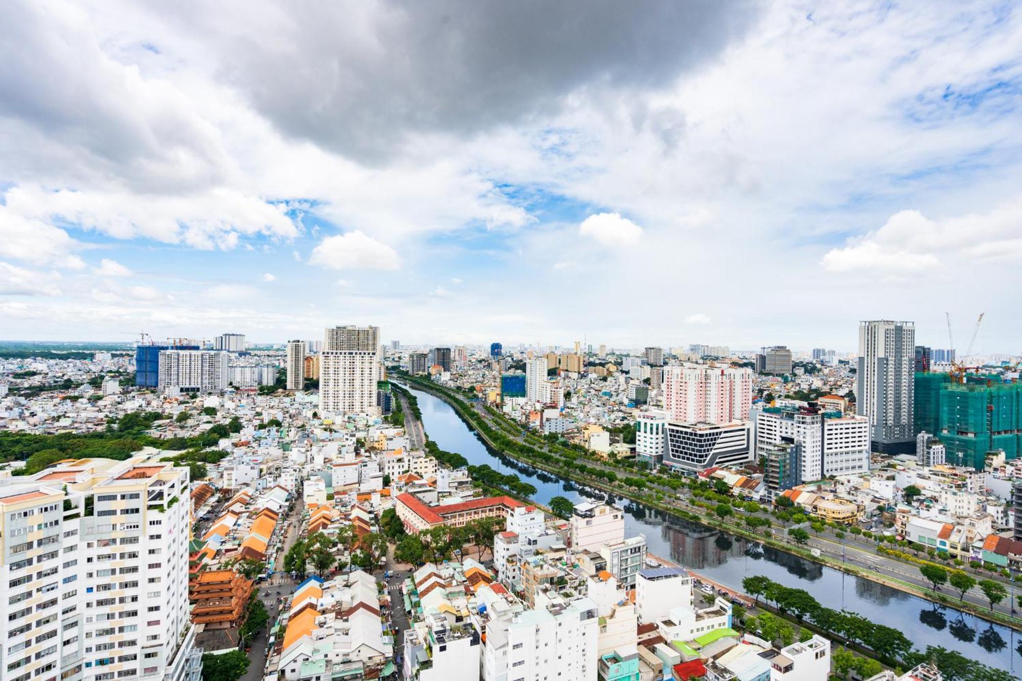 Min' Apartment - Rivergate Residence Downtown Bui Vien - Free Pool Bandar Ho Chi Minh Luaran gambar