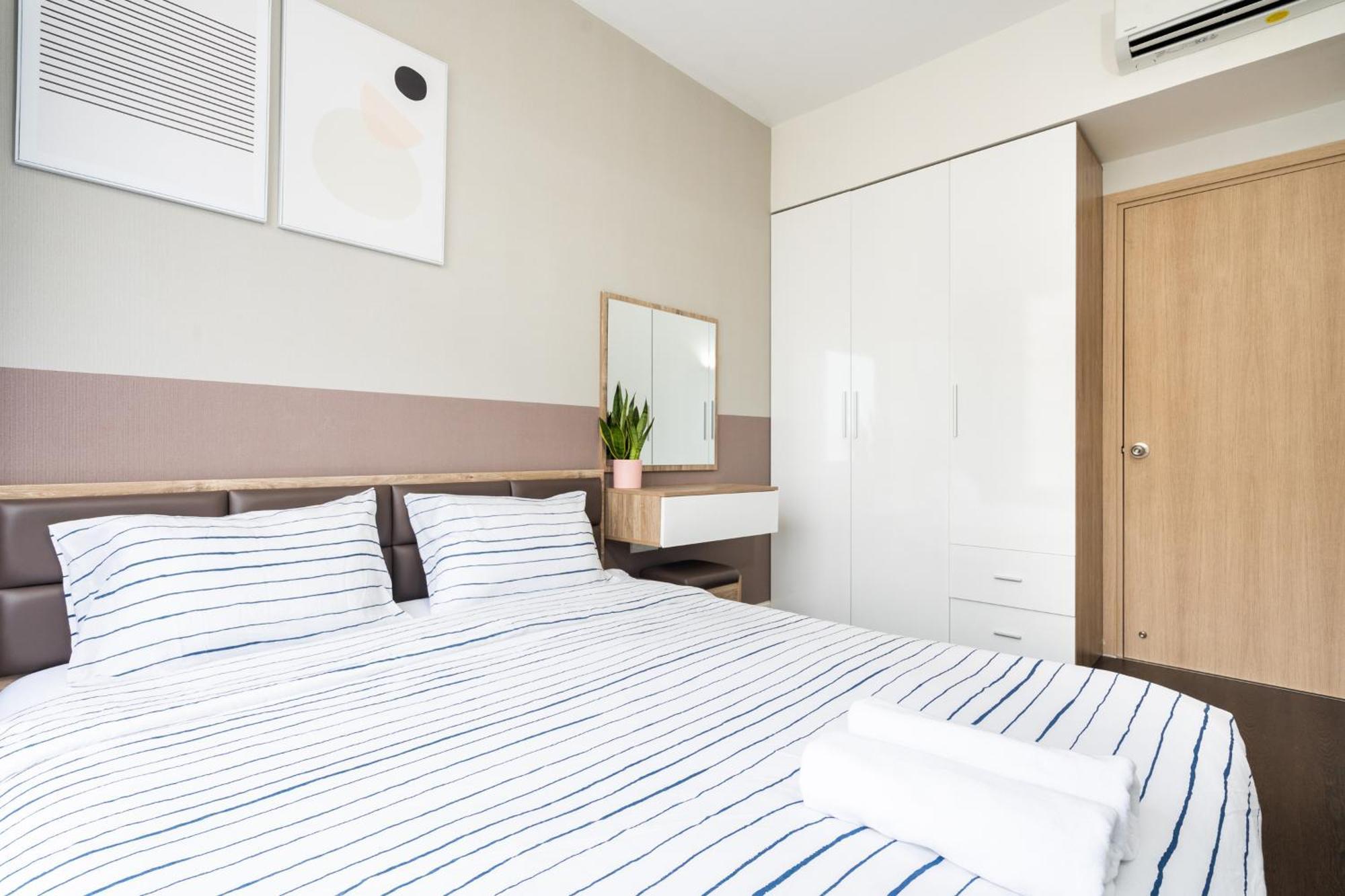 Min' Apartment - Rivergate Residence Downtown Bui Vien - Free Pool Bandar Ho Chi Minh Luaran gambar