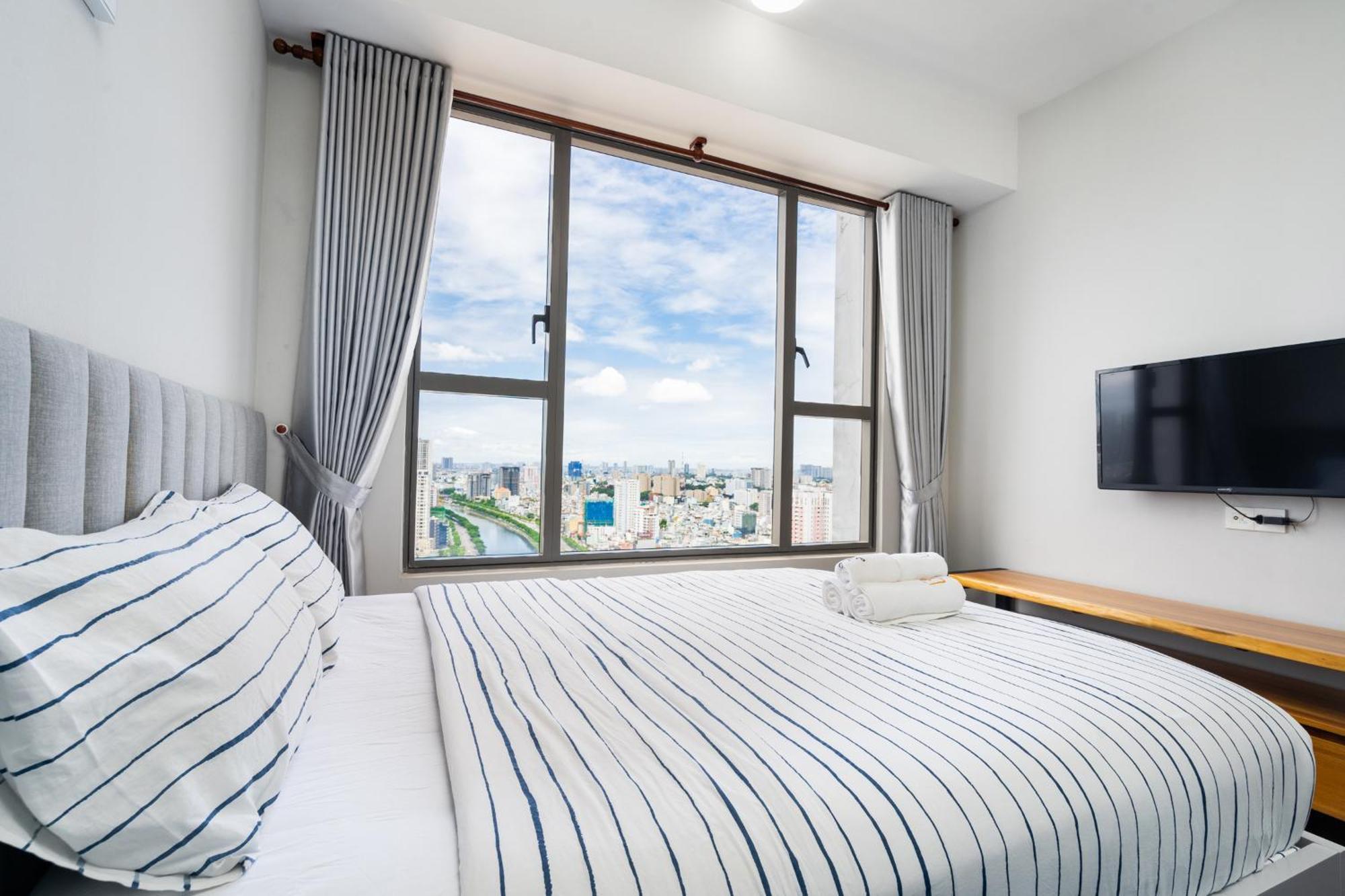 Min' Apartment - Rivergate Residence Downtown Bui Vien - Free Pool Bandar Ho Chi Minh Luaran gambar