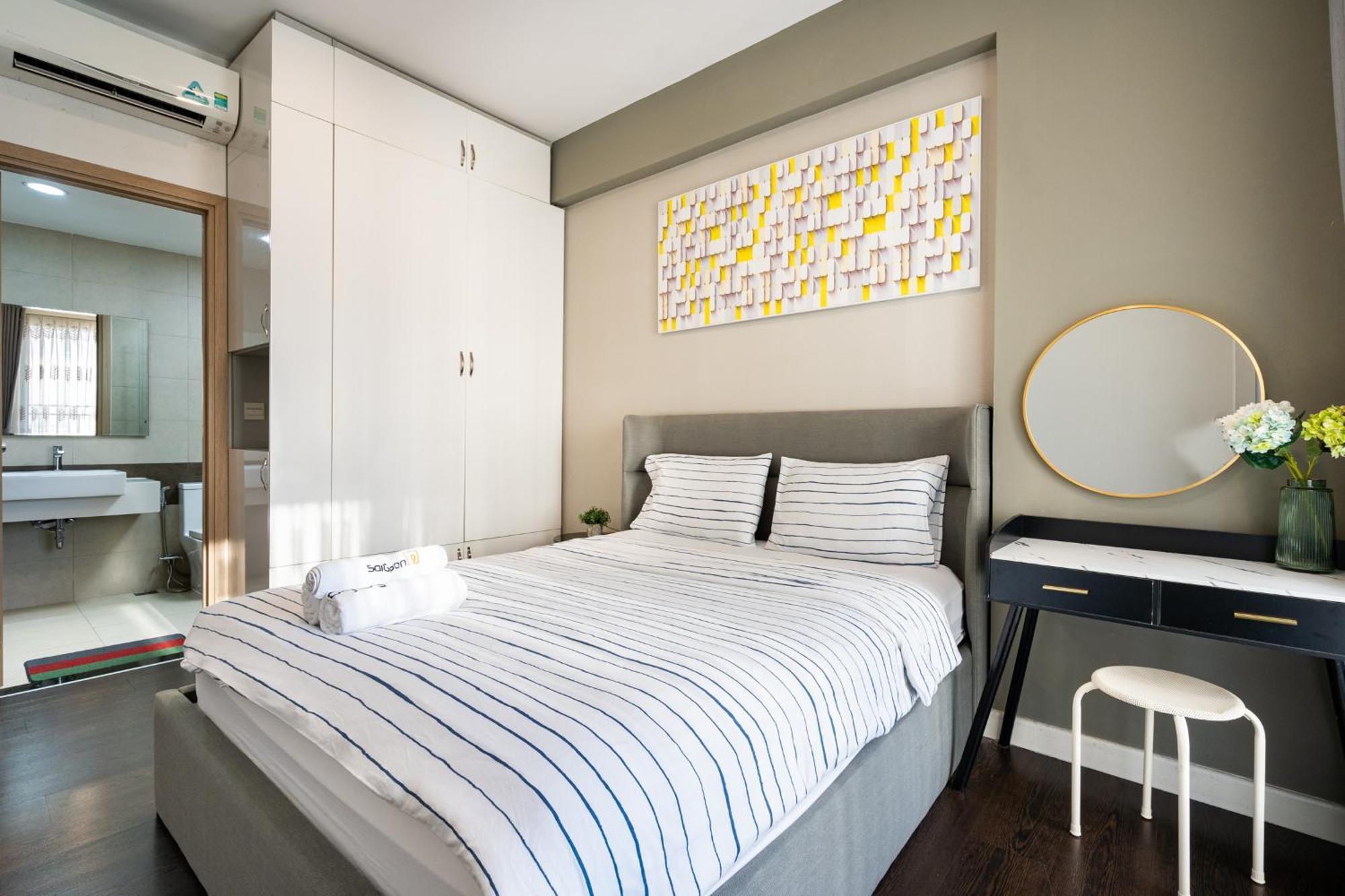 Min' Apartment - Rivergate Residence Downtown Bui Vien - Free Pool Bandar Ho Chi Minh Luaran gambar
